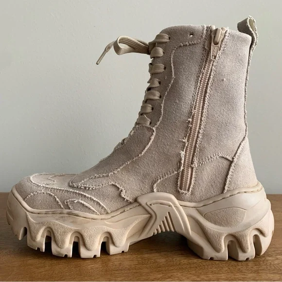 Rombaut Boccaccio II Boot Recycled Desert High-Top Sneaker Boot - Picture 3 of 7
